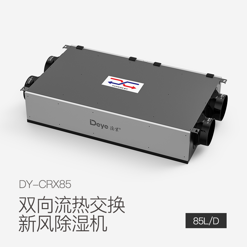 双向流热交换新风除湿机DY-CRX85